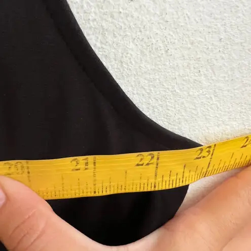 Ann Taylor Black O Ring Wrap Top Y2K 2000s Indie Sleaze Clubwear Edgy XL‎