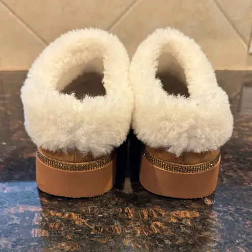 Joy Magano Joy Glamorous Cozy Slippers w/Orthotic Insole Best Gift Ever! W8 Brown Size 8