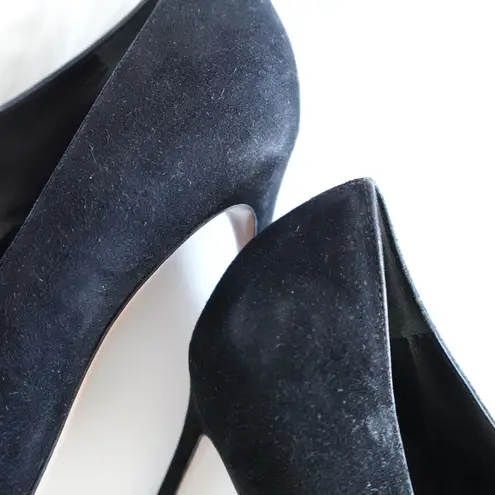 Gianvito Rossi Black Suede Pumps