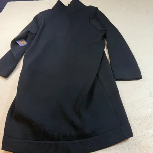 Barbara Wells Studio Black Knit Button Front Long Cardigan Jacket Women's Size L Size L