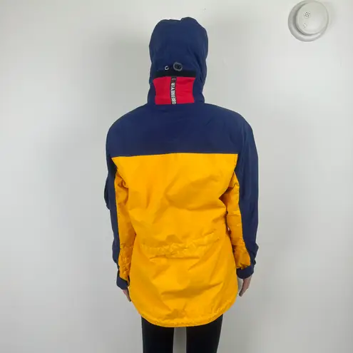 Obermeyer Sport Stabilizer Winter Ski Snow Hooded Jacket Color Block Vintage 90's