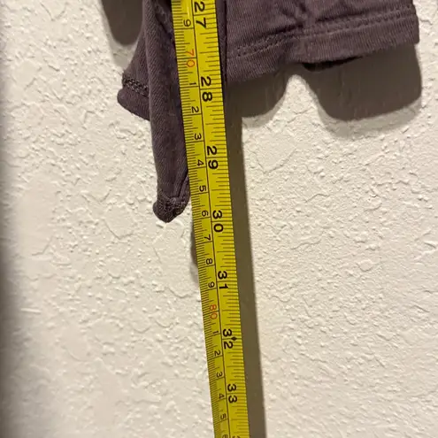 Elle Purple Gray Lace Back Open Front Cardigan Size XL Lightweight Long Sleeve