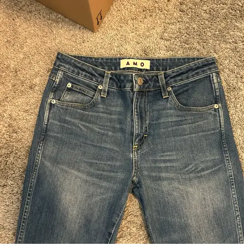 AMO Ankle Tie Jean in Medium Vintage SIZE 29 Blue