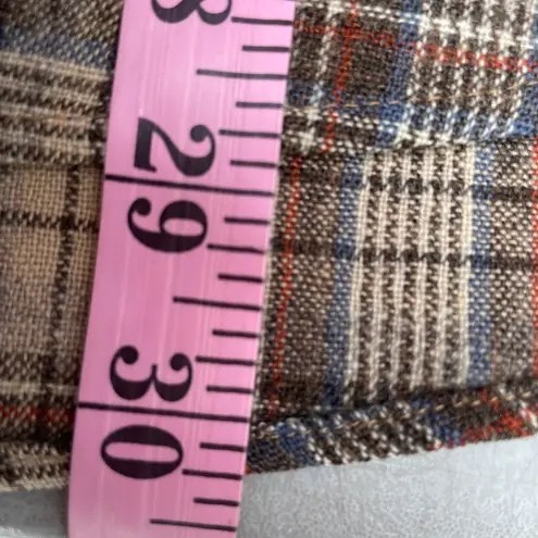 Pendleton Vintage 70s Wool Brown Flannel Button Up Long Sleeve T-shirt