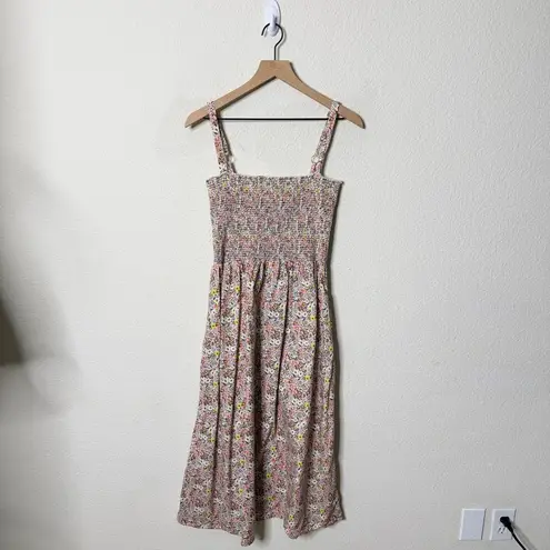Nation Ltd Embry Dress Floral Dear Abby Smocked Midi Womens Size XL