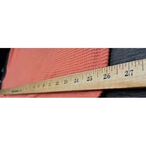 Andrea Jovine Women's Top M Warm Soft Orange Ribbed Boat Neck Soft Casual Comfy Size M