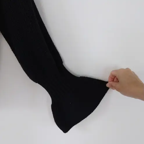 Melrose and Market Black Ribbed Knit Cardi…