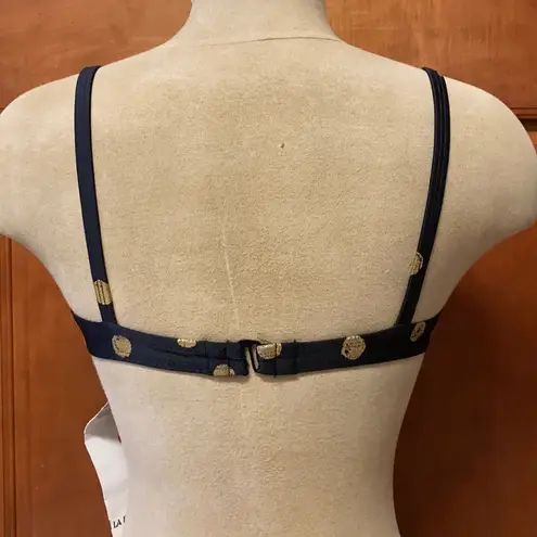 La Blanca Vintage Bikini Top 90s Polkadot Swimsuit Swim S Small M Medium New