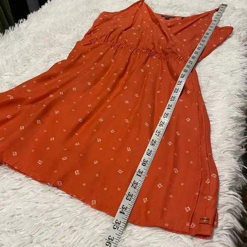 Toad & Co Hillrose SL Tencel Dress in Coral Orange Large
