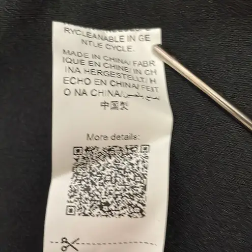 Floerns NWT Black Short Flutter Sleeve Above the Knee Pullover Dress Size Small