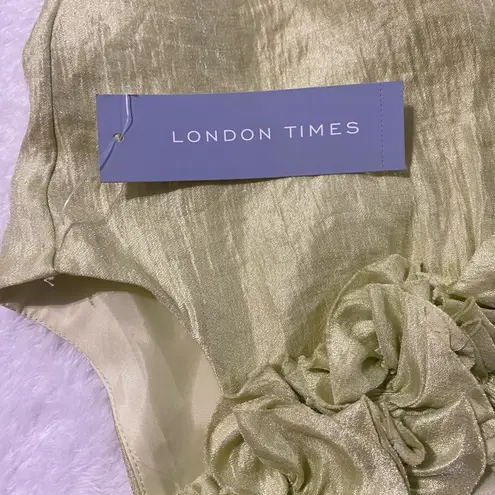 London Times Pistachio Light Green Dress