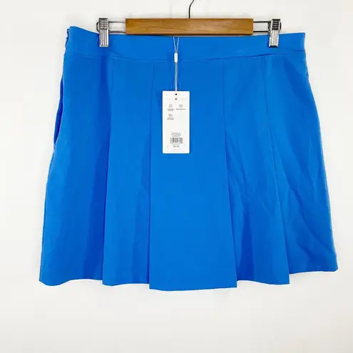 Lady Hagen  Preppy Blue 7” Pleated Fashion Golf Skort Active Womens Size 10