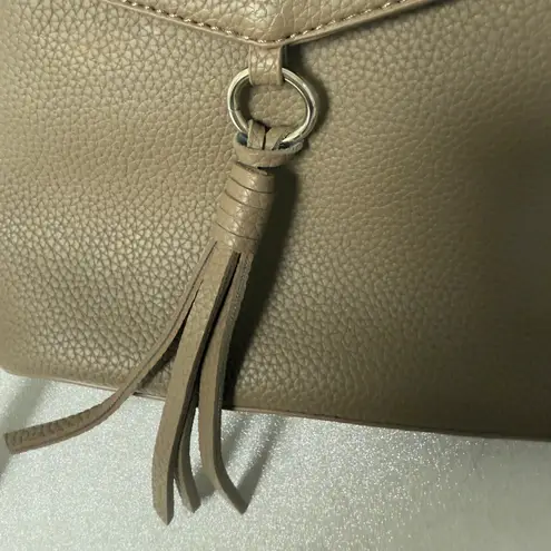 Taupe Faux Leather Purse NWOT Brown