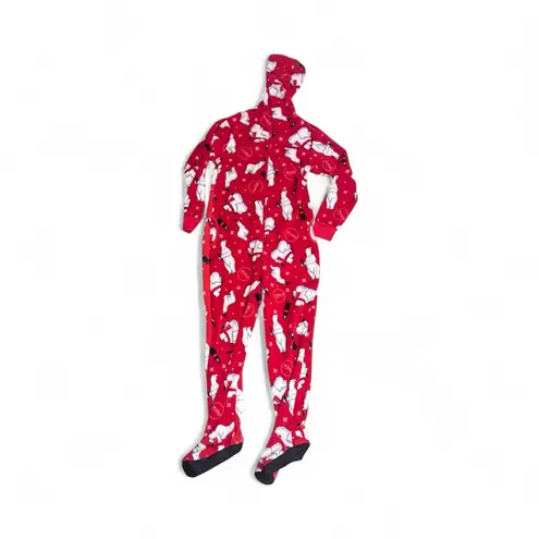 Coca Cola Polar Bear Onesie Pajamas Jumpsuit Long Sleeve Full