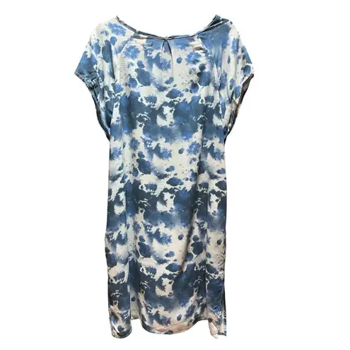 KAVU true outdoor wear tye dye dress sz Small Blues and grays