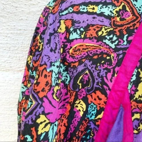 Westbound Vintage 90s Sport Paisley Full Zip Windbreaker Track Jacket