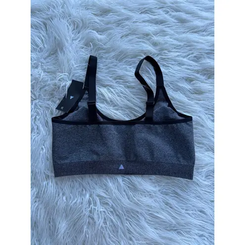 Vitality Formation Scoop Bra Midnight Heather Size Large Gray