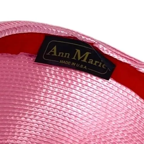 Vintage Ann Marie Women’s Pink Church Kentucky Derby Hat Made In USA