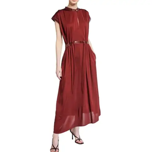 Sies Marjan  Cap-Sleeve Jersey Midi Dress