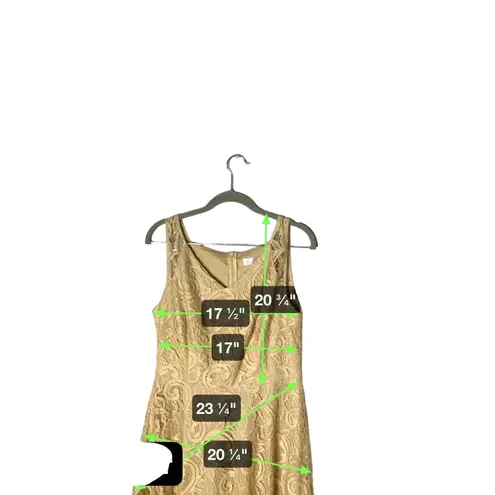 Dressystar Womens Golden Sleeveless Laced V