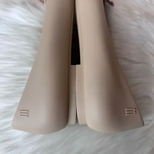 Melissa Women's Doll Rose Gold Butterfly Ballet Flats Nude Size 8