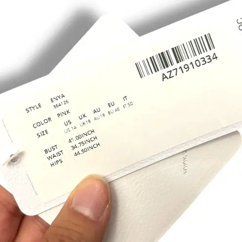 Azazie NWT Atelier Pink Enya Bridesmaid Prom Formal Dress – Size 14