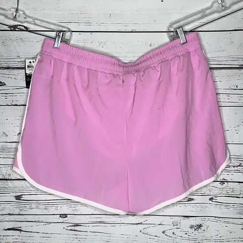 Ideology Performance NWT 2X Purple White Stripe Pull-On Athletic Shorts w Lining