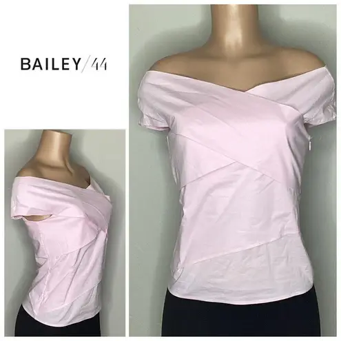New. Bailey 44 pink Off-the-Shoulder Top. Size small.