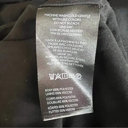 Anthropologie  Maeve Women’s Black Long Sleeve Mock Neck Midi Dress Small