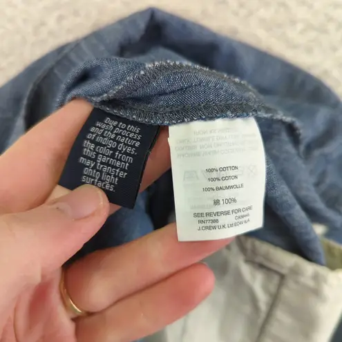 J.Crew Tie Waist Short Chambray G5309 High