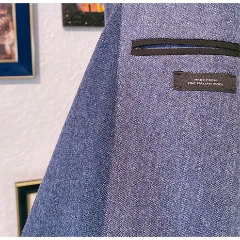 Equipment Revolve Jay Wool blazer purple blue size 8 excellent condition