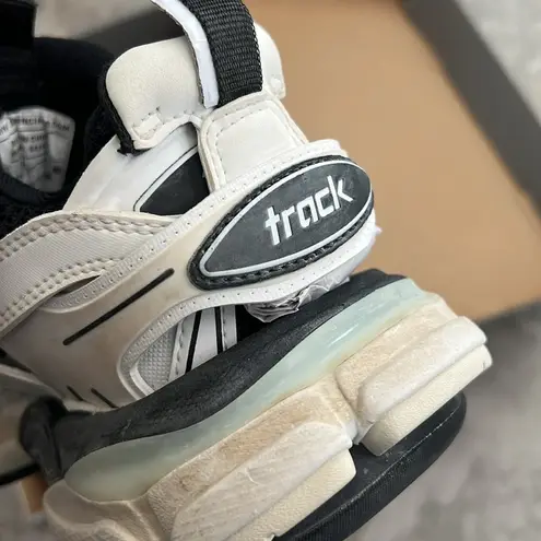 Balenciaga Track Sneakers, White/Black +Extra Shoe Laces Size EU34 US4 EXCELLENT