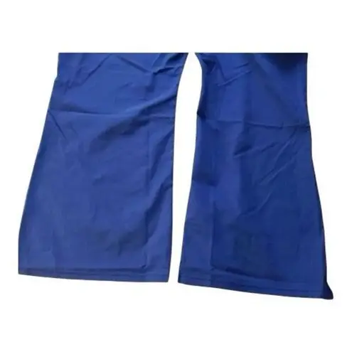 Code Happy Women Mid Rise Moderate Flare Drawstring Scrub Pant 3XL Blue 46002AP Size 3X