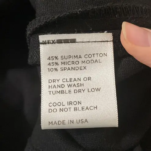 Cuyana for Real Simple v neck pocketed casual little black dress size XS