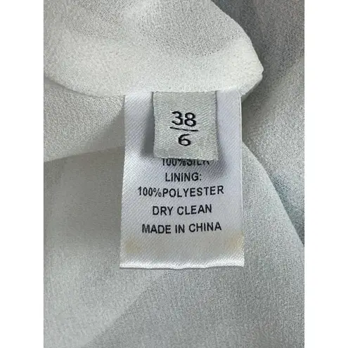 Elle sasson asymmetrical pleated Macaw parrot birds skirt Size 6