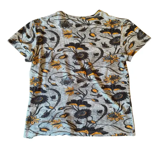 Ulla Johnson Floral Cotton Tee β Size Small