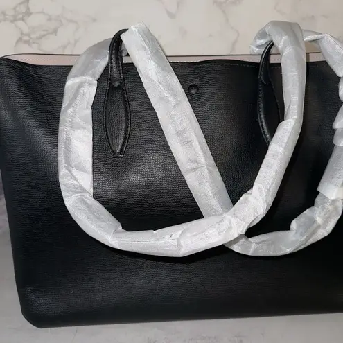 Kate Spade All Day Black Large Leather Tote Bag V3304 NWT $248 MSRP 2 Piece