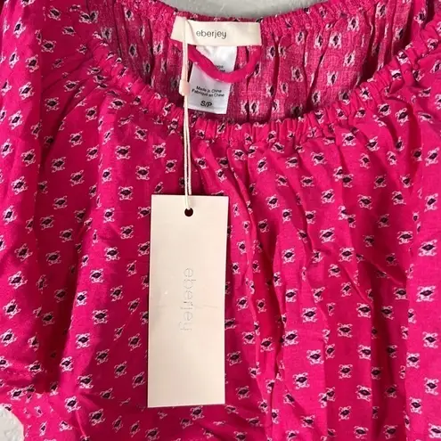 Eberjay Eberjey Royal Ikat Elana Dress In Beetroot Size S