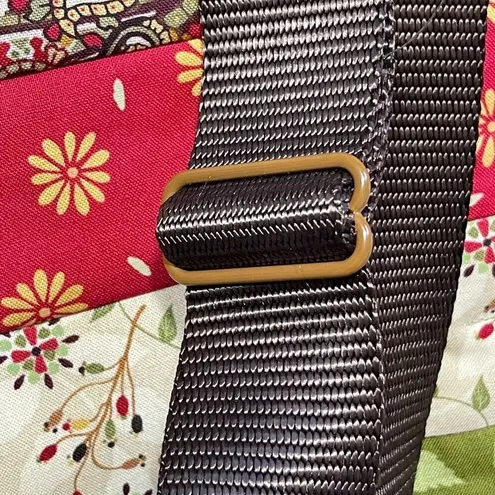 Unbranded Crossbody Quilted Adjustable Wide Strap Bag Purse Green Red Yellow