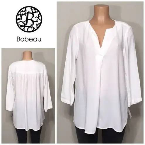 Bobeau  white blouse. NWOT