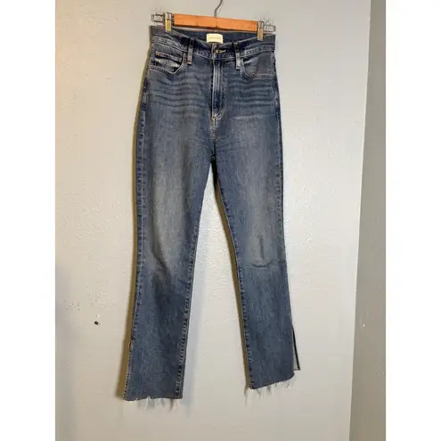 Favorite Daughter The Valentina Shortie Super High Rise Cigarette Jean Indigo 26 Blue