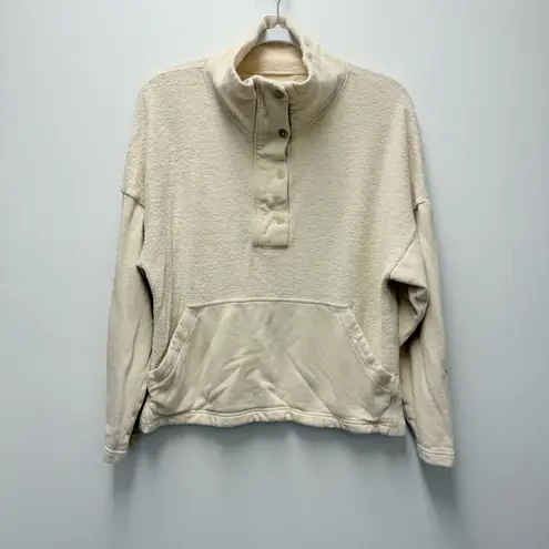 Rei Co-op Wallace Lake Fleece Pullover, cream / tan | Size Small