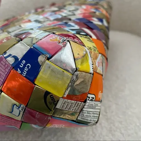 Nahui Ollin Candy Wrapper Bag Purse Red