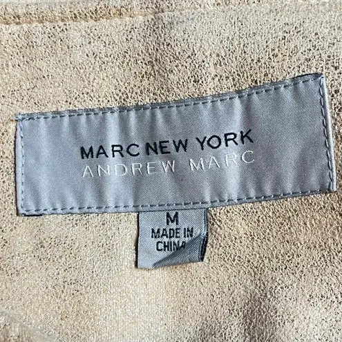 Marc New York Andrew Marc Ivory Shimmer Bell Sleeve Coat Jacket Women's M Size M