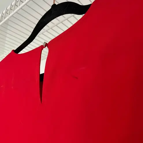 Misook Embroidered Floral Drop Waist Maxi Dress