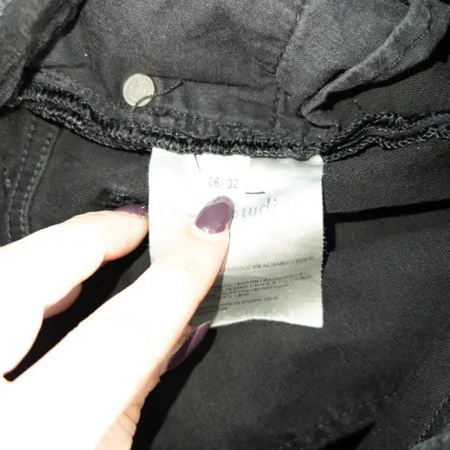 Acne Studios Skin 5 Black Skinny Jeans Size 26