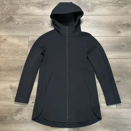 Lululemon  Going Places Hooded Jacket Heathered Inkwell Black Size 6