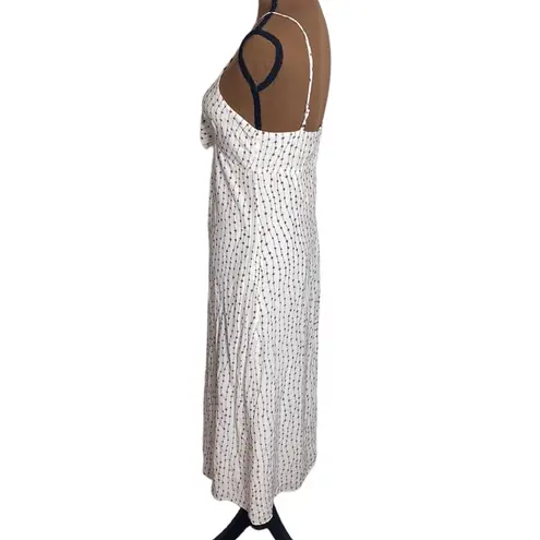 La Ligne Stars and Stripe tie dress white midi size XS