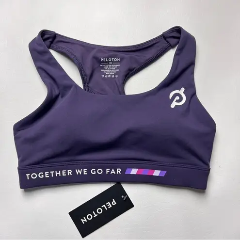 Peloton Women’s Cycling Cadent Go Further Athletic Racerback Sports Bra Sz XS