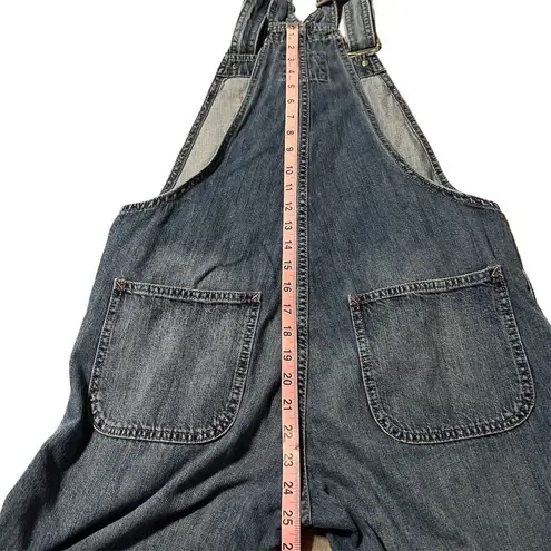 Gap  Women's Blue Denim Bib Overalls Size S Adjustable Straps Pockets